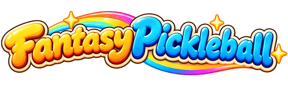 Fantasy Pickleball logo on light